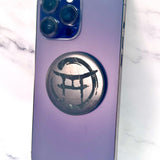 BEYOND MYSTIC SPECIAL EDITION SHUNGITE ROUND PHONE PLATES! - EMF Protection - Hand Cut Genuine Natural Shungite Phone Plate High Quality Black Lustrous Gemstone from Russia