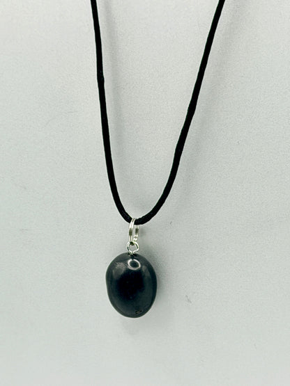 SHUNGITE PENDANTS! HURRY WHILE SUPPLIES LAST! - EMF Protection - Hand Cut Genuine Natural Shungite Pendant High Quality Black Lustrous Gemstone from Russia