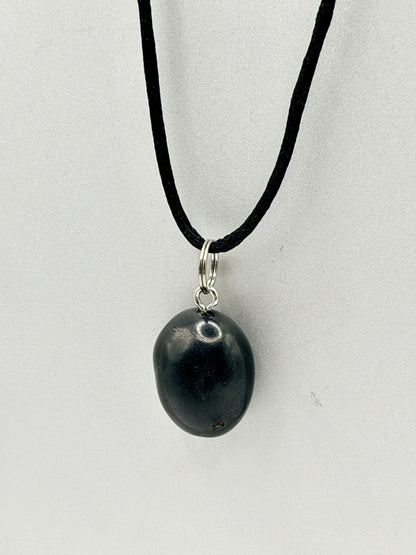 SHUNGITE PENDANTS! HURRY WHILE SUPPLIES LAST! - EMF Protection - Hand Cut Genuine Natural Shungite Pendant High Quality Black Lustrous Gemstone from Russia