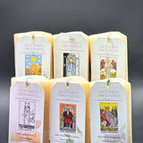 Special Edition Tarot Card Candle Set of 6 - Natural Soy Candles  by Ascension Orgonites