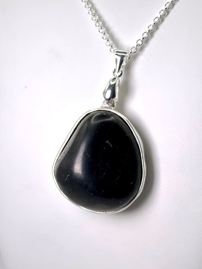 Shungite Handmade Silver Pendant!