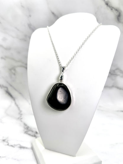 Shungite Handmade Silver Pendant!