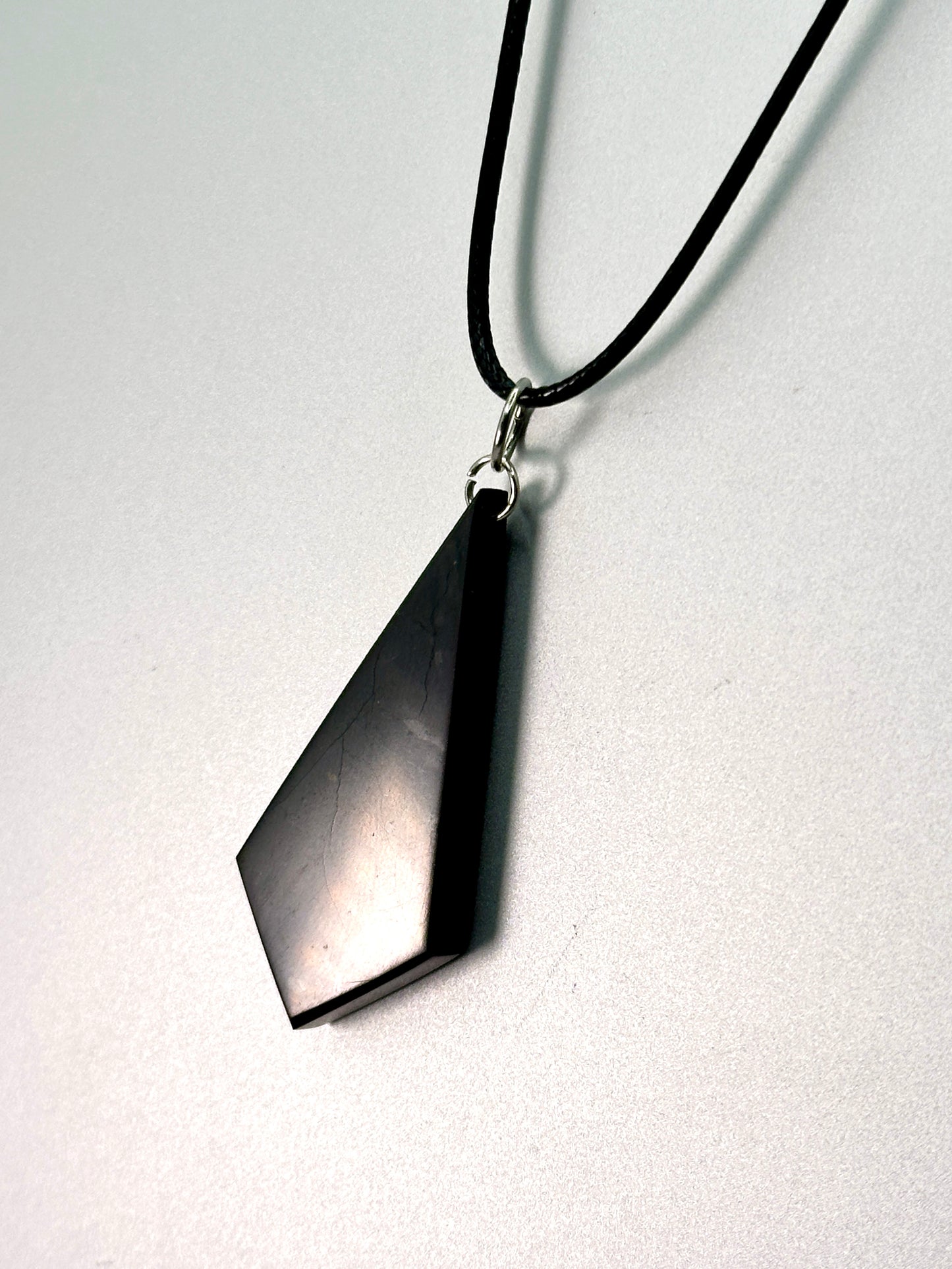 SHUNGITE PENDANTS BACK IN STOCK! HURRY WHILE SUPPLIES LAST! - EMF Protection - Hand Cut Genuine Natural Shungite Pendant High Quality Black Lustrous Gemstone from Russia