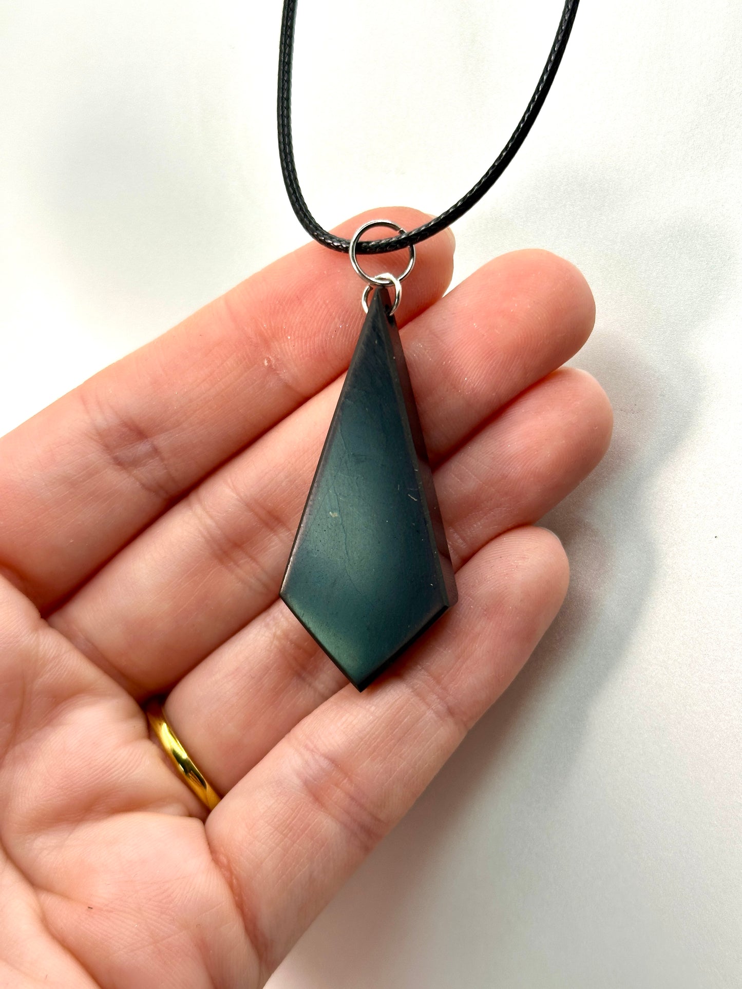 SHUNGITE PENDANTS BACK IN STOCK! HURRY WHILE SUPPLIES LAST! - EMF Protection - Hand Cut Genuine Natural Shungite Pendant High Quality Black Lustrous Gemstone from Russia