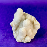 Chalcedony & Crystal Quartz Stalactite 3-8", Natural Quartz on Chalcedony Stalactite Specimen