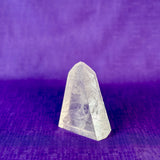 Premium Clear Quartz Obelisk, Standing Polished Clear Quartz Point