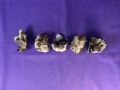 Smoky Quartz Cluster | 2-3" Natural Smoky Quartz Crystals
