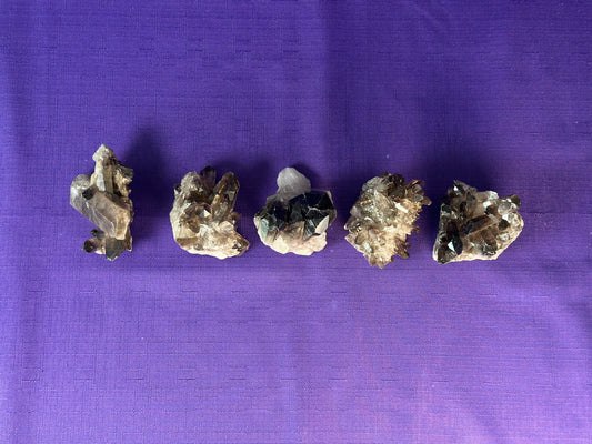 Smoky Quartz Cluster | 2-3" Natural Smoky Quartz Crystals