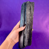 Extra Large Black Tourmaline Chunk / Rod / Log. Natural Rough Black Tourmaline