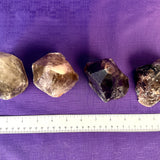 Smoky Quartz Top Polished Rough Point — Standing Smoky Quartz Crystal with Cut Base