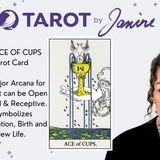 THE ACE OF CUPS - Special Edition Tarot Candle - Natural Soy Candle by Ascension Orgonites