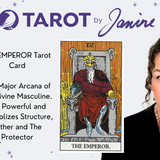 THE EMPEROR CARD - Special Edition Tarot Candle - Natural Soy Candle by Ascension Orgonites