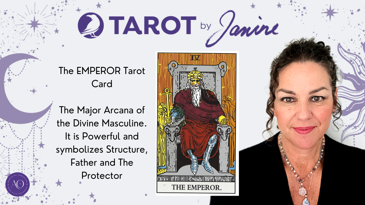 THE EMPEROR CARD - Special Edition Tarot Candle - Natural Soy Candle by Ascension Orgonites