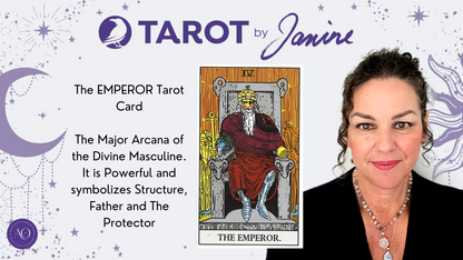 THE EMPEROR CARD - Special Edition Tarot Candle - Natural Soy Candle by Ascension Orgonites