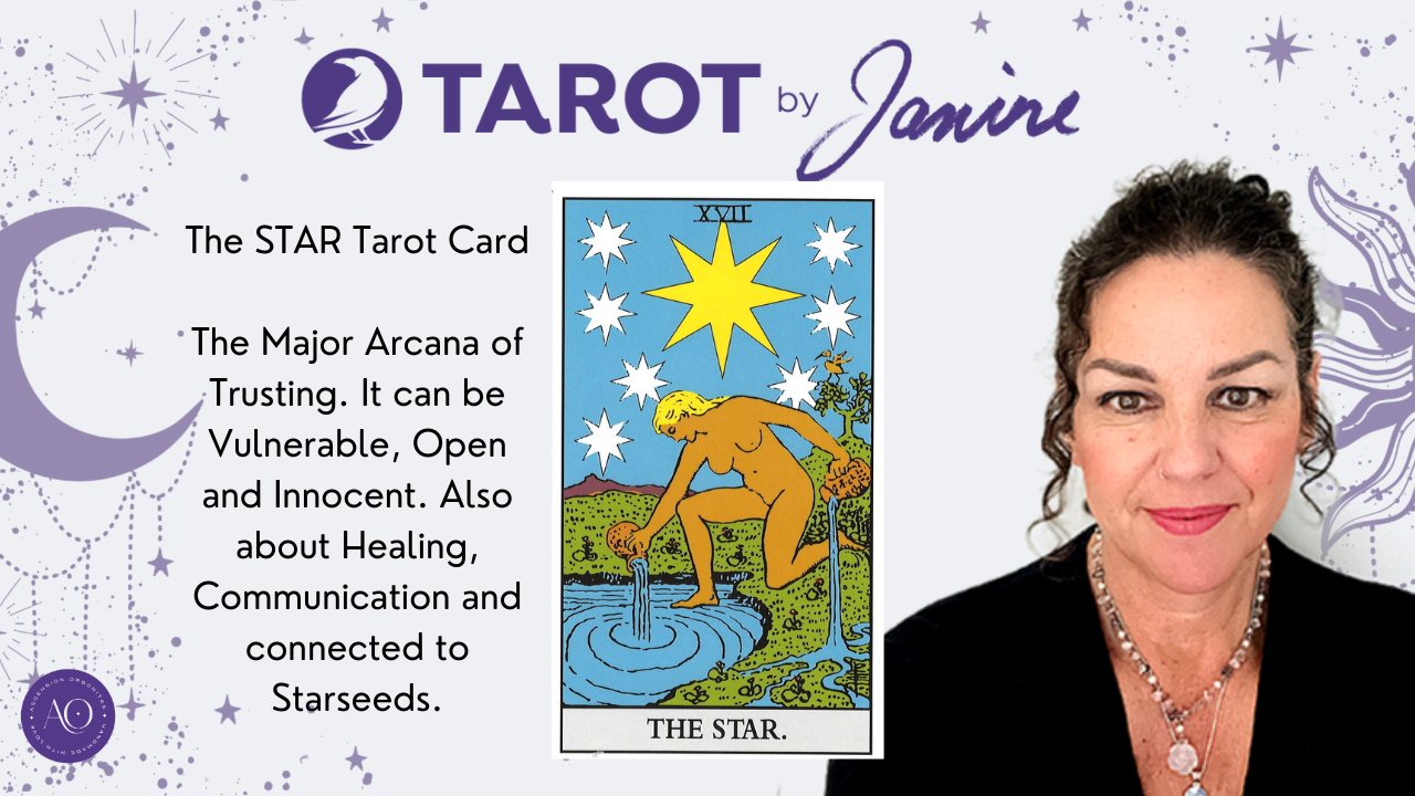 THE STAR CARD - Special Edition Tarot Candle - Natural Soy Candle by Ascension Orgonites