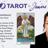 THE TEMPERANCE CARD - Special Edition Tarot Candle - Natural Soy Candle by Ascension Orgonites