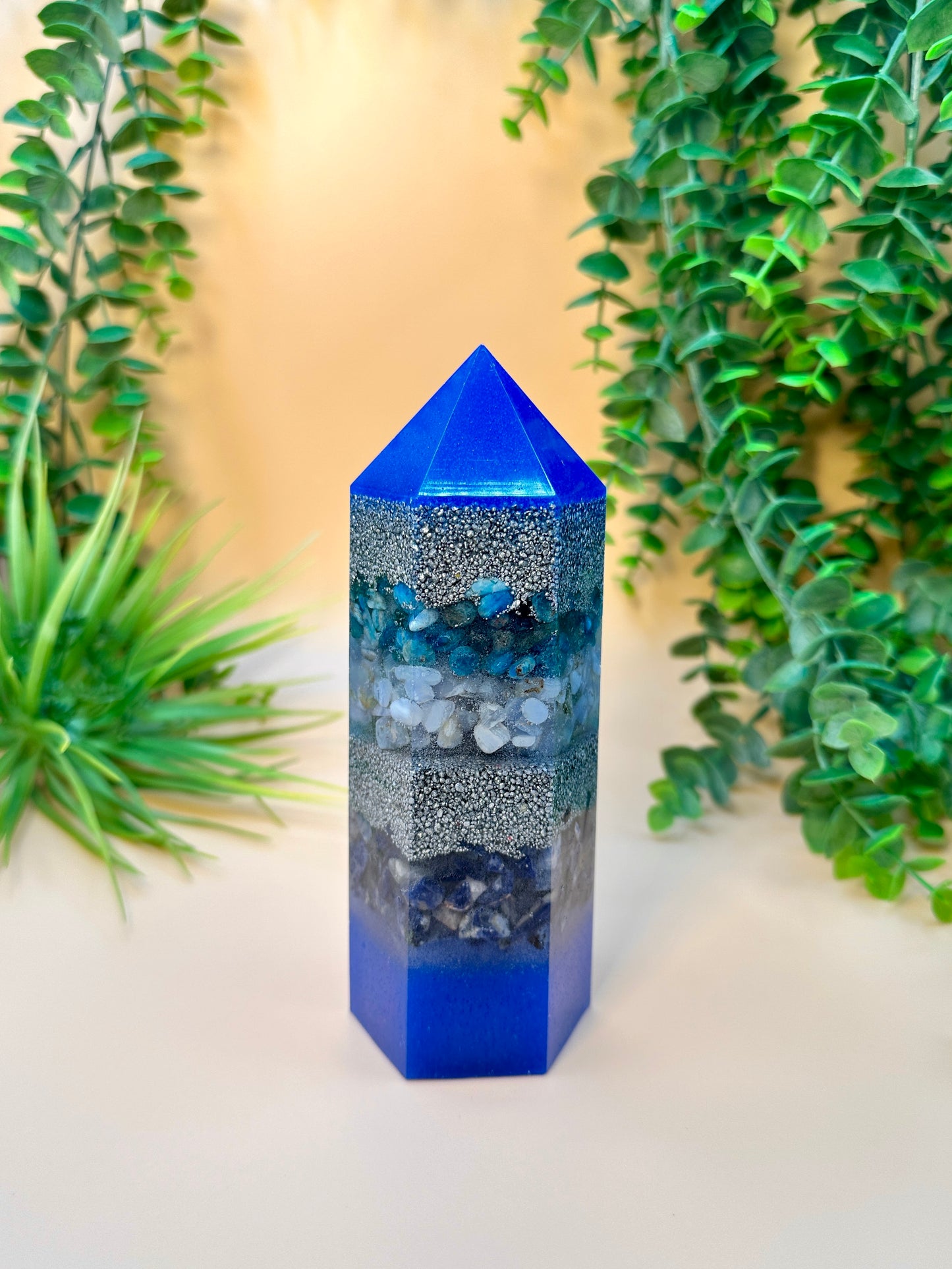 FENG SHUI BAGUA ORGONITE TOWER SET - EMF Protector - Feng Shui Towers