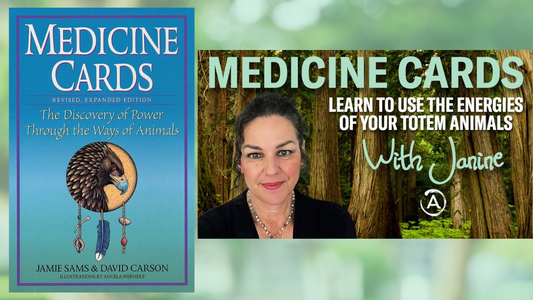 Medicine Cards and Book Set - The Discovery of Power Through the Ways of Animals. By Jamie Sams