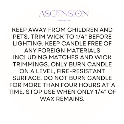 The Beyond Mystic & Sending Ravens Special Edition Candle Set of 2 - Natural Soy Candles  by Ascension Orgonites