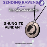 SENDING RAVENS SPECIAL EDITION SHUNGITE PENDANTS! - Available Now! - EMF Protection - Hand Cut Genuine Natural Shungite Pendant High Quality Black Lustrous Gemstone from Russia
