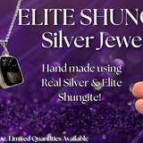 Elite Shungite Handmade Silver Pendants!