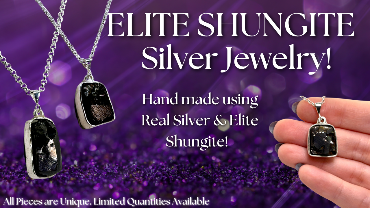 Elite Shungite Handmade Silver Pendants!