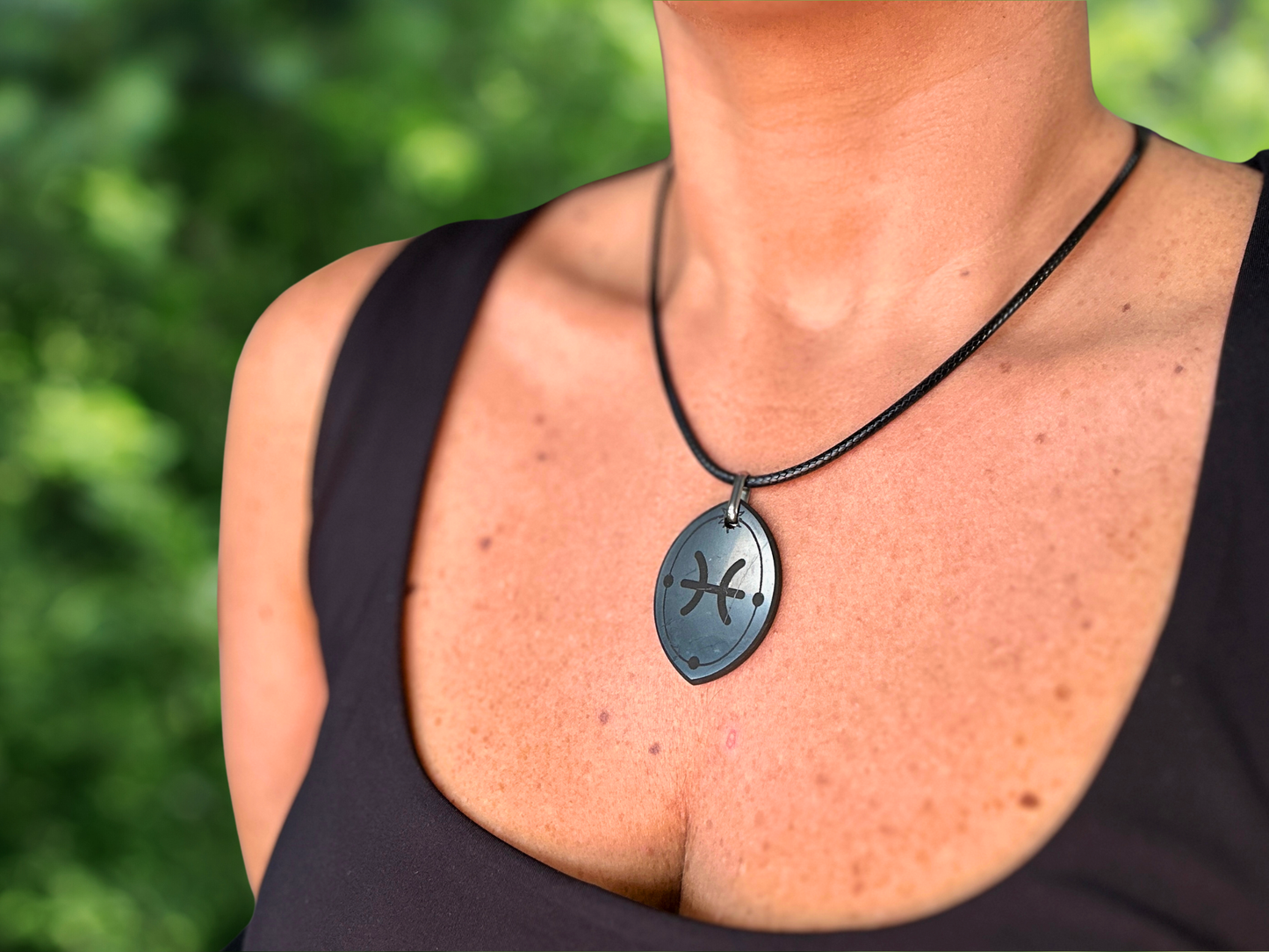 ASTROLOGY SHUNGITE PENDANTS! - EMF Protection - Hand Cut Genuine Natural Shungite Pendant High Quality Black Lustrous Gemstone from Russia