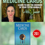 Medicine Cards and Book Set - The Discovery of Power Through the Ways of Animals. By Jamie Sams