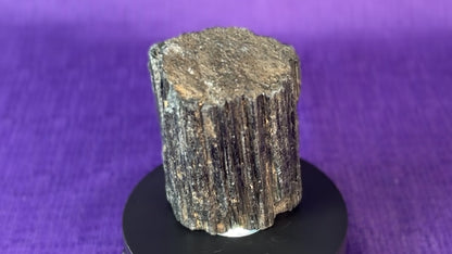 Black Tourmaline Log, Grade A++ Natural Black Tourmaline Rod - Shiny Black Tourmaline