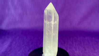 Premium Clear Quartz Obelisk, Standing Polished Clear Quartz Point