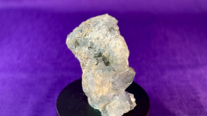 Celestite Polished Cluster, Celestite Geode Free Shape w. Druse, Standing Celestite Healing Crystal