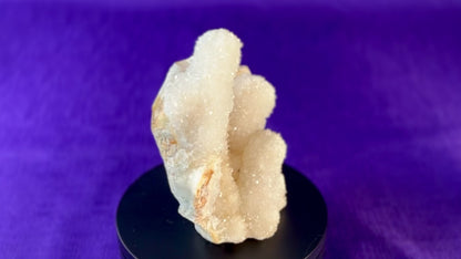 Chalcedony & Crystal Quartz Stalactite 3-8", Natural Quartz on Chalcedony Stalactite Specimen