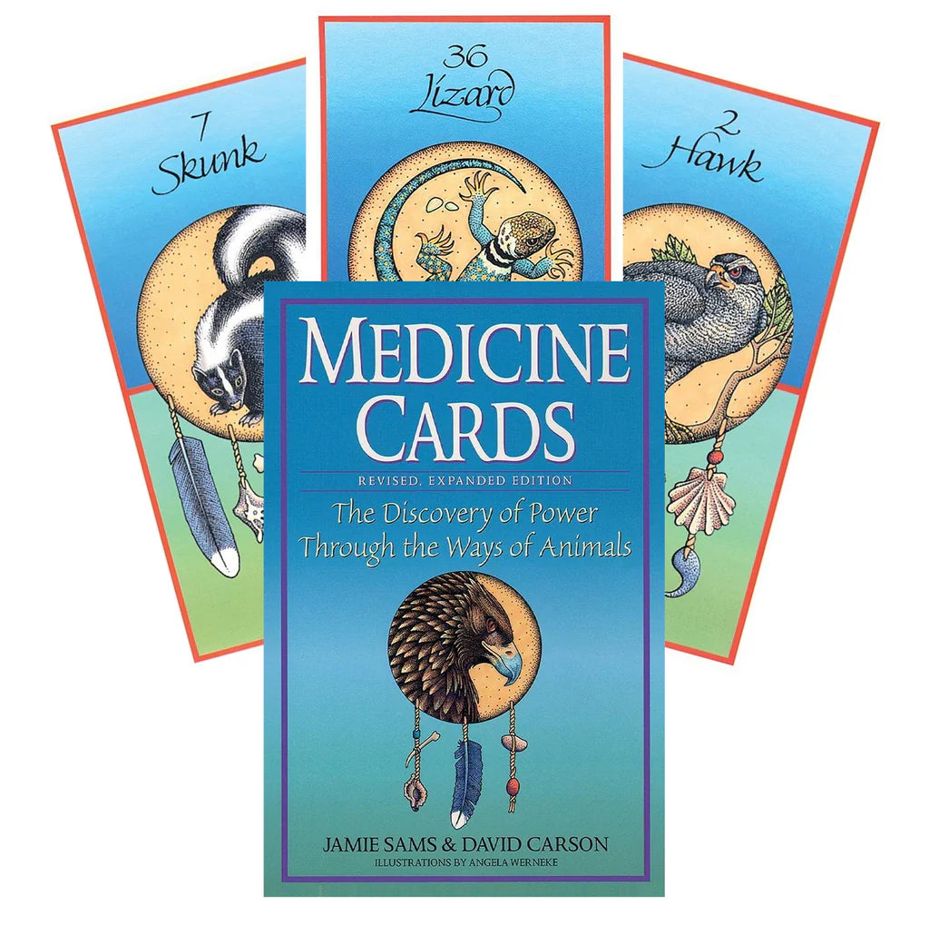 Medicine Cards and Book Set - The Discovery of Power Through the Ways of Animals. By Jamie Sams