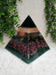 THEA - Orgonite Pyramid - EMF Protector - Bloodstone, Fire Agate, Blue Tiger's Eye, Ruby and Stainless Steel Metal