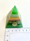 CHLOE - Orgonite Pyramid - EMF Protector - Citrine Crystal and Copper Metals