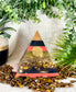TERESA - Orgonite Pyramid - EMF Protector - Tiger's Eye Crystal and Brass Metal