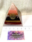 EMILIA - Orgonite Pyramid - EMF Protector - Rose Quartz and Copper Metal