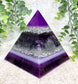 HAYLEY - Orgonite Pyramid - EMF Protector - Amethyst Crystal and Aluminum Metal