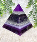 HAYLEY - Orgonite Pyramid - EMF Protector - Amethyst Crystal and Aluminum Metal