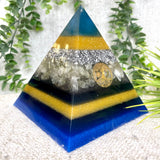 ARAMIS Creative Learning Center Official Pyramid - EMF Protector - Citrine Crystals and Aluminium Metals