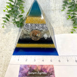 ARAMIS Creative Learning Center Official Pyramid - EMF Protector - Citrine Crystals and Aluminium Metals