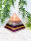 EMILIA - Orgonite Pyramid - EMF Protector - Rose Quartz and Copper Metal