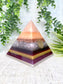 EMILIA - Orgonite Pyramid - EMF Protector - Rose Quartz and Copper Metal