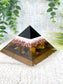 WREN - Orgonite Pyramid - EMF Protector - Tiger's Eye Crystal and Copper Metal