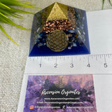 MARCEL- Orgonite Pyramid - EMF Protector - Sodalite Crystal and Copper Metal